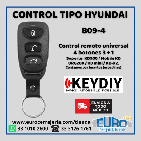 Control Tipo HYUNDAI Serie B