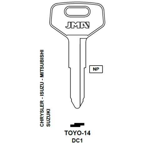 TOYO-14 A74C X54 TOY34