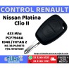 Renault Platina / Traffic / Master NE-38/NE73 2btn Llave remoto