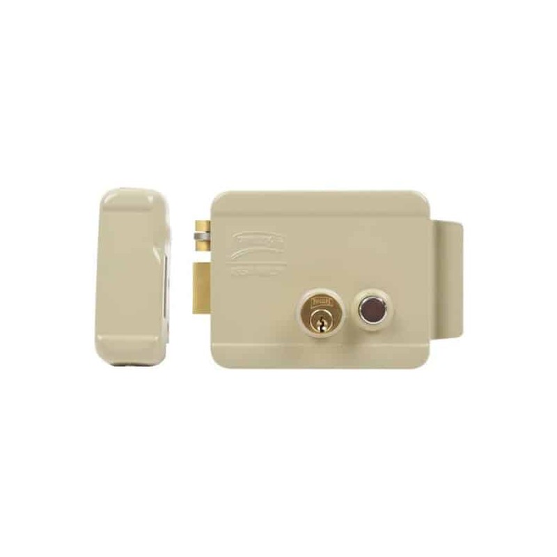 CERRADURA ELECTRICA Mod. 321 IZQUIERDA BOTON BEIGE