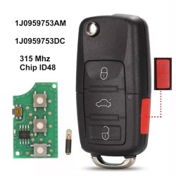 VW Jetta DC AM 315MHz Chip 48